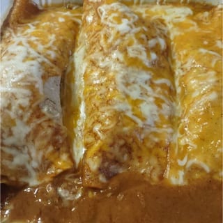 ENCHILADA - carnitas or chile verde