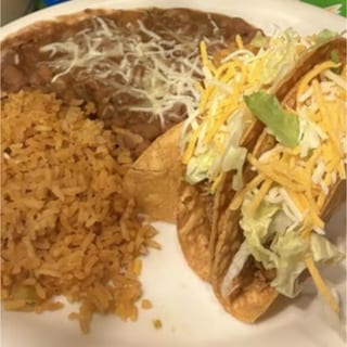 #1.  2 Crispy BEEF Tacos