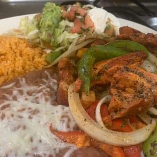 FAJITAS.                 grilled chicken